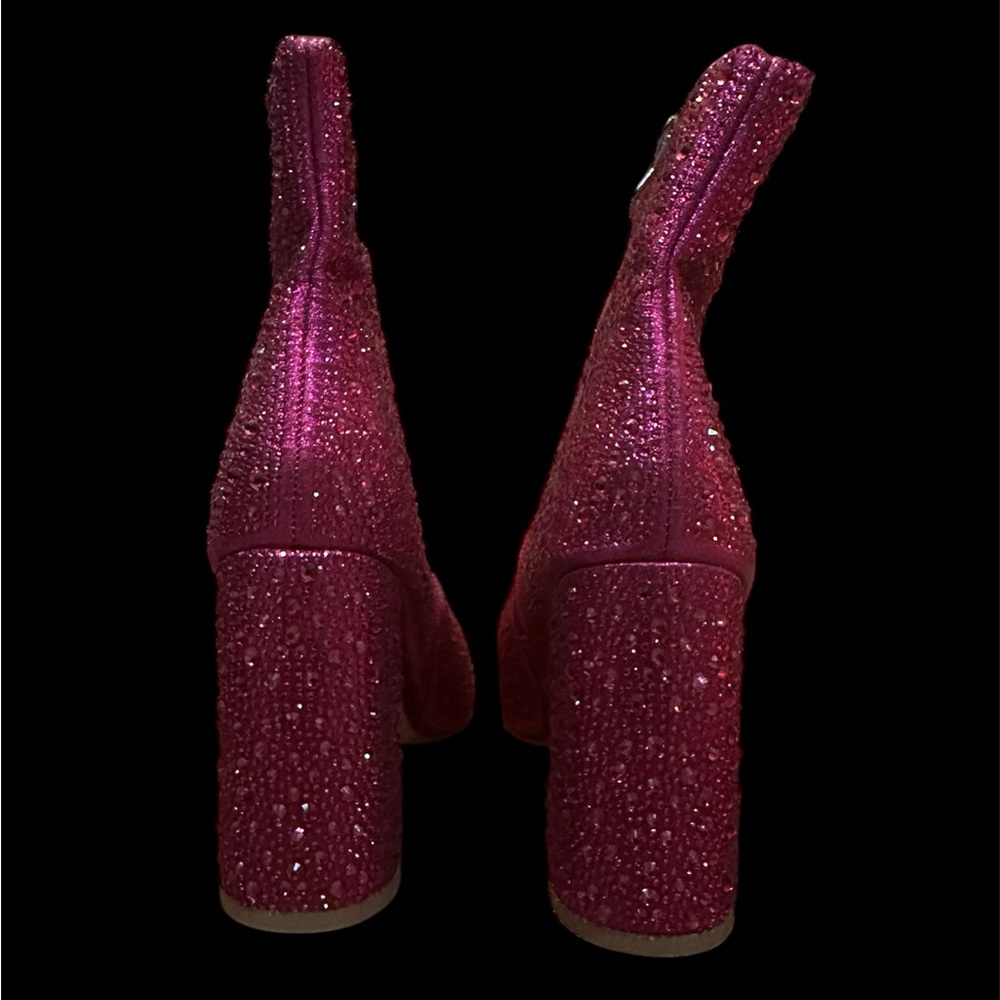 EUC Rhinestone Ankle Booties - Picture 2 of 3